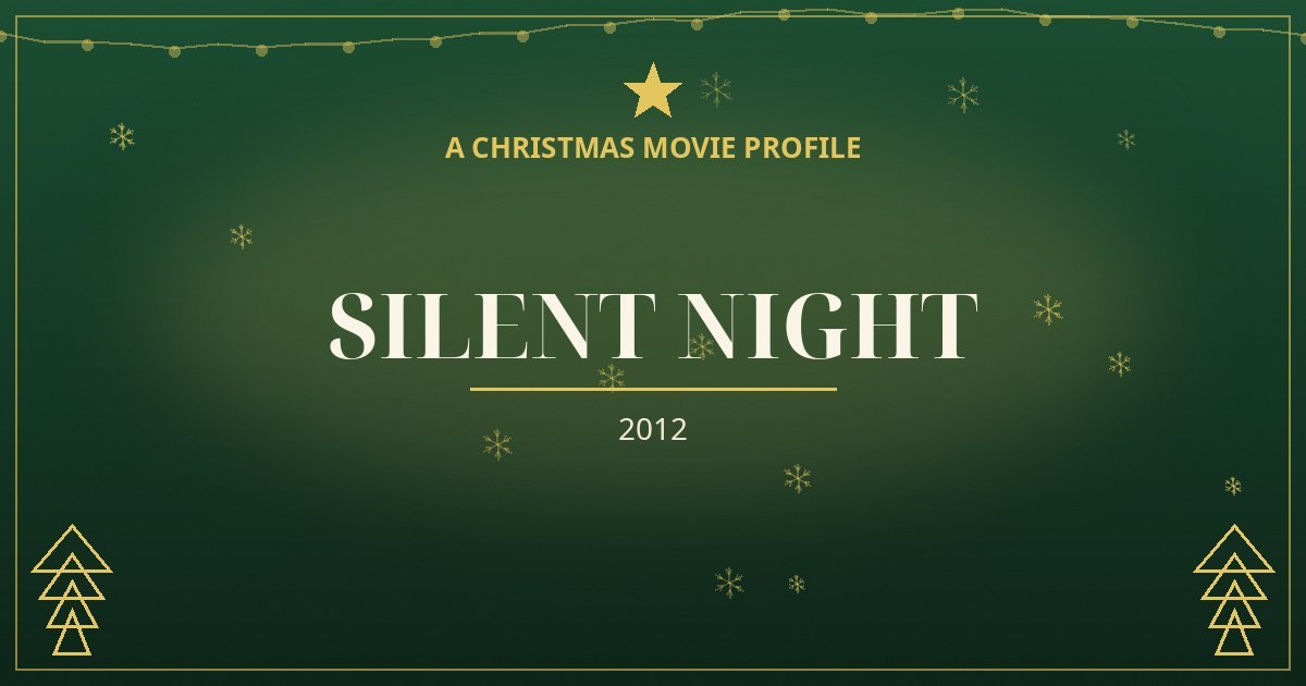 Silent Night — original designed title card art