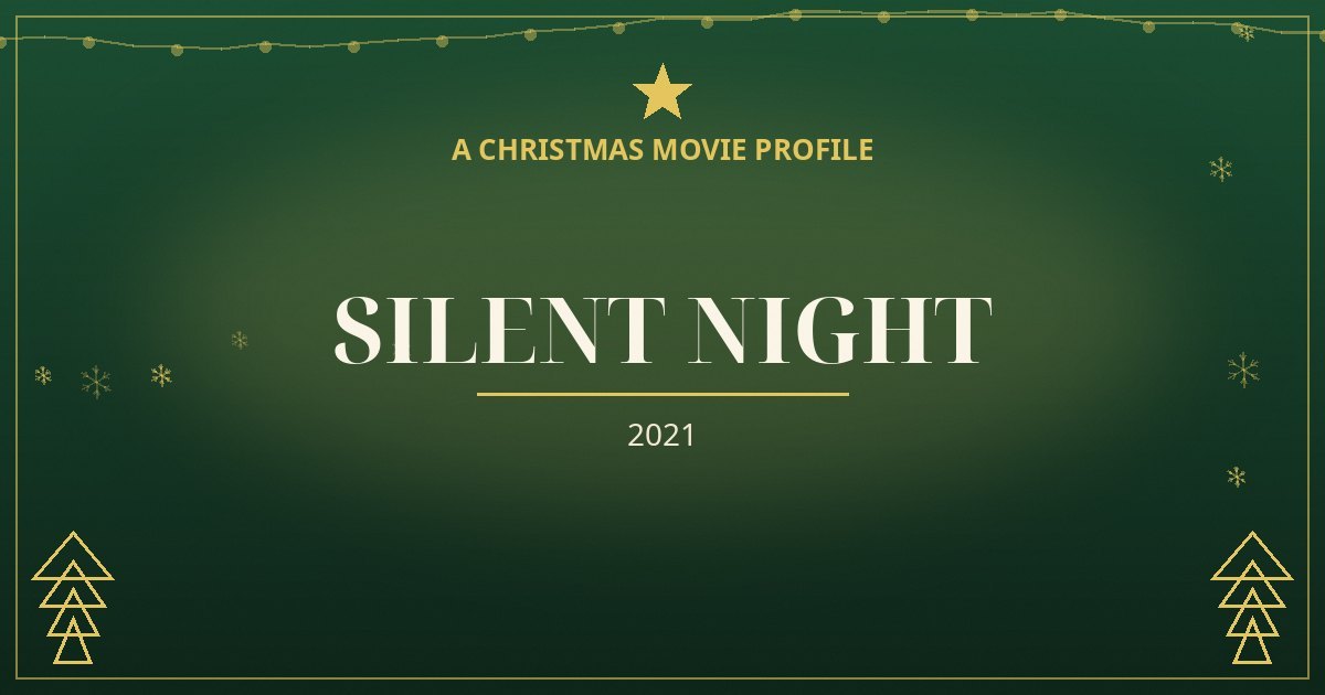 Silent Night — original designed title card art