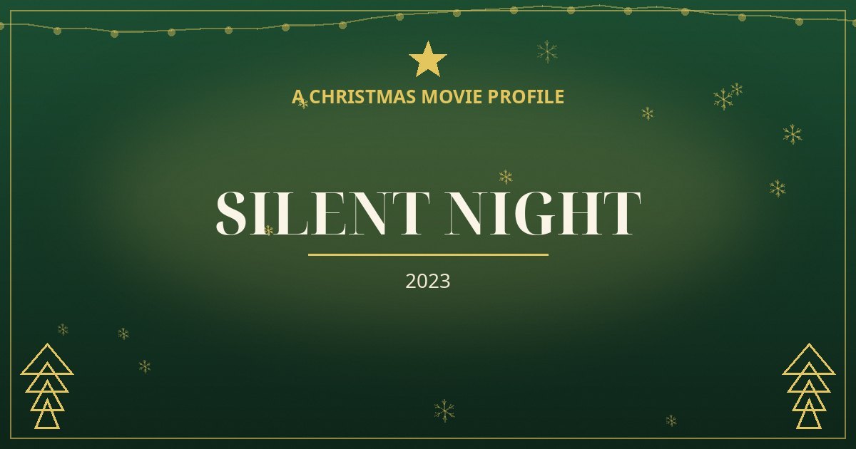Silent Night — original designed title card art