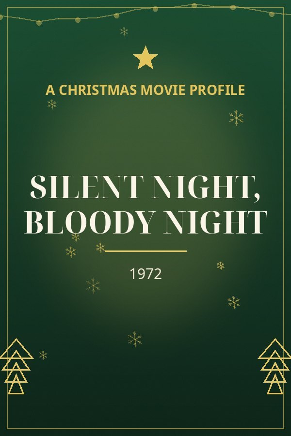 Silent Night, Bloody Night — designed title card art