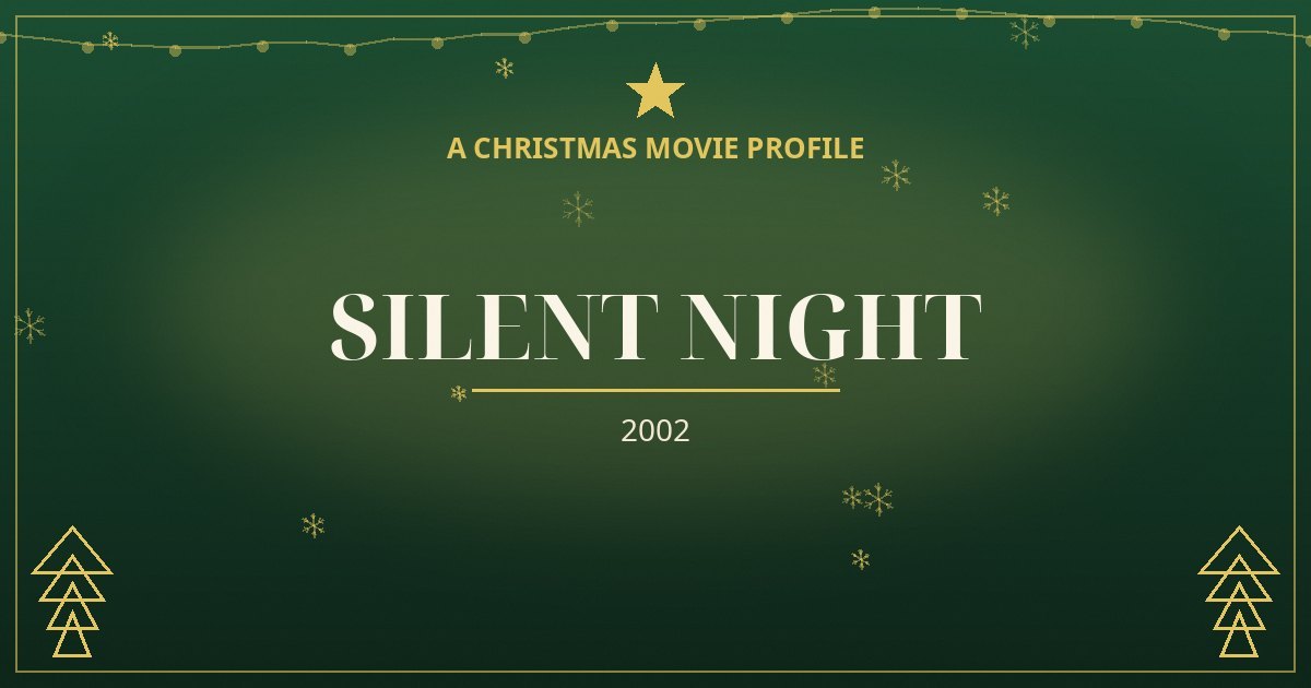 Silent Night — original designed title card art