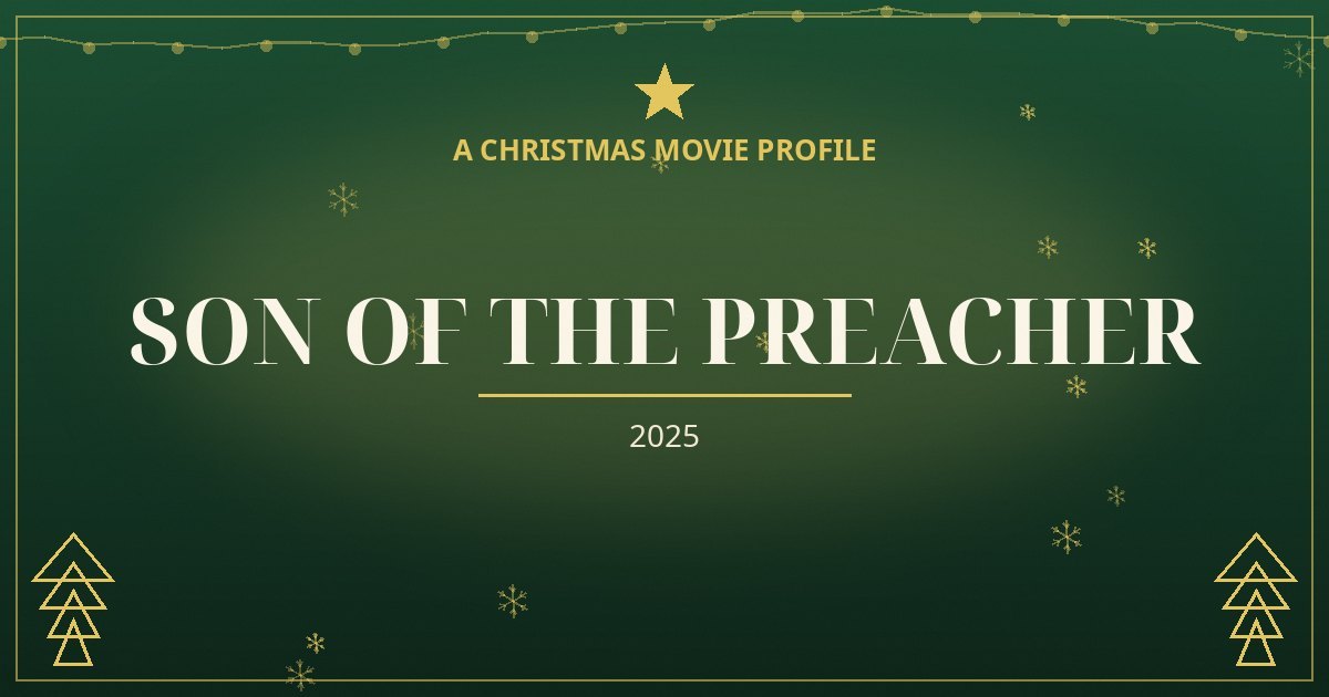 Son of the Preacher — original designed title card art