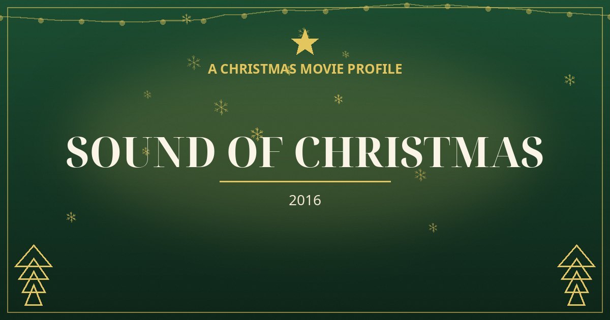 Sound of Christmas — original designed title card art