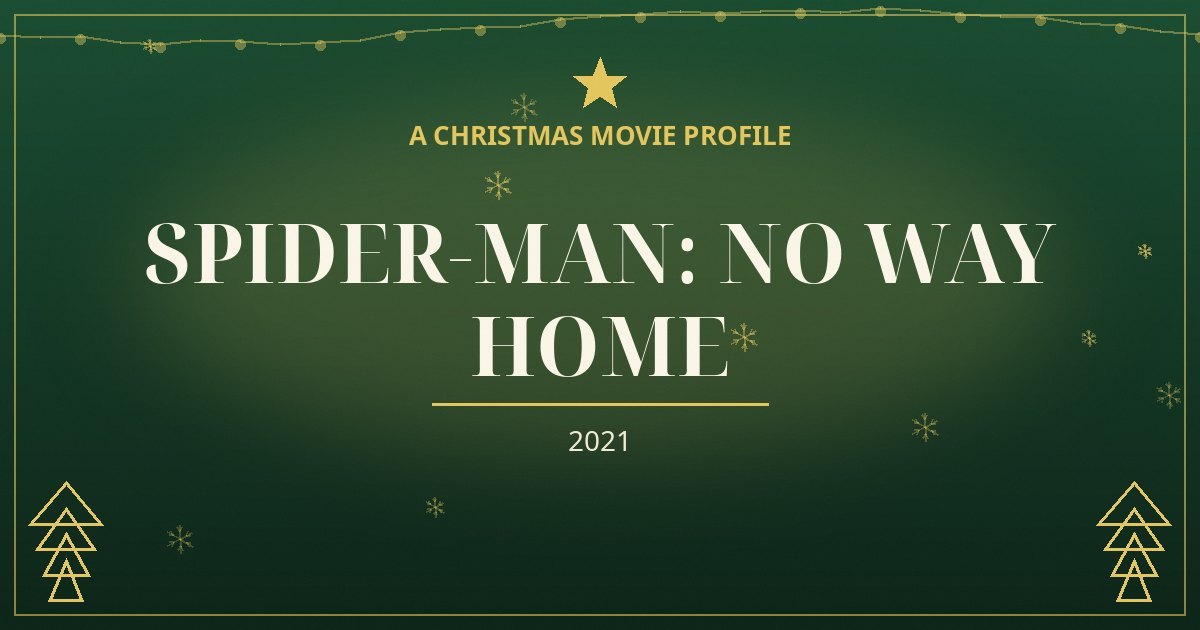 Spider-Man: No Way Home — original designed title card art