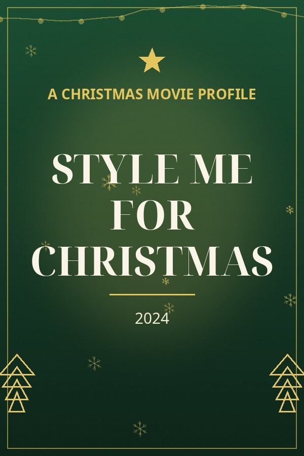 Style Me for Christmas — designed title card art