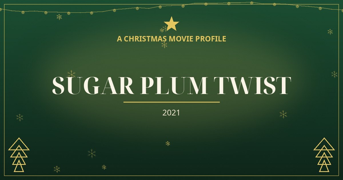 Sugar Plum Twist — original designed title card art