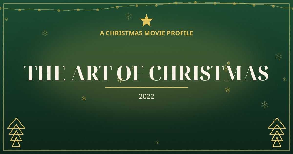 The Art of Christmas — original designed title card art
