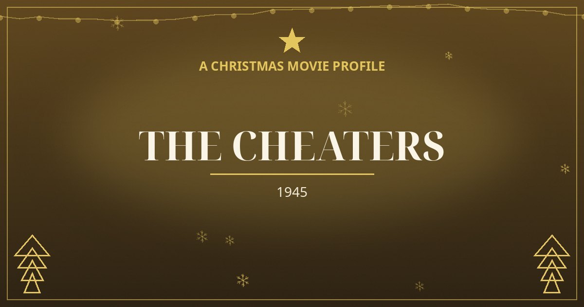 The Cheaters — original designed title card art
