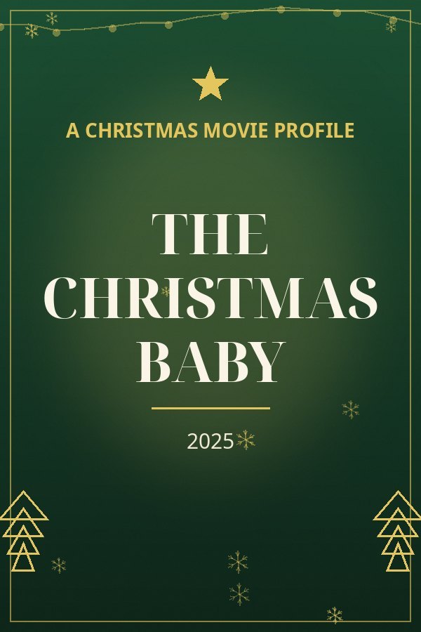 The Christmas Baby — designed title card art