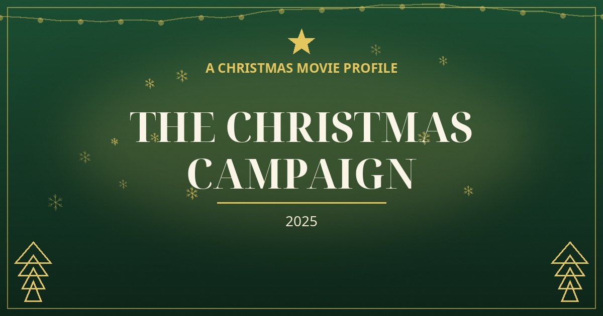 The Christmas Campaign — original designed title card art