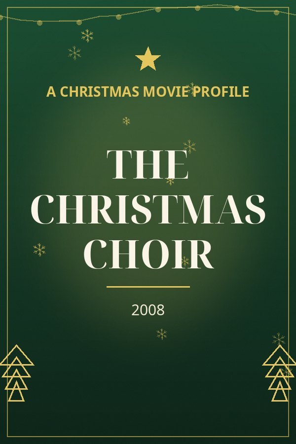 The Christmas Choir — designed title card art
