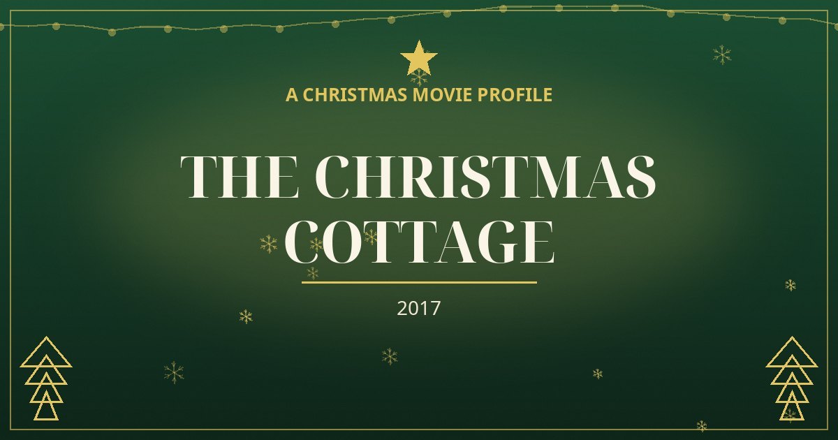 The Christmas Cottage — original designed title card art