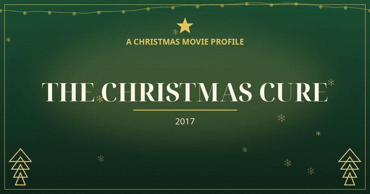 The Christmas Cure — original designed title card art