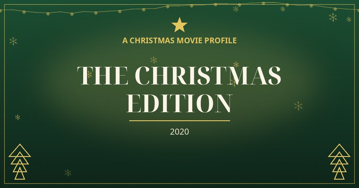 The Christmas Edition — original designed title card art