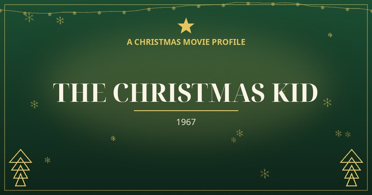 The Christmas Kid — original designed title card art