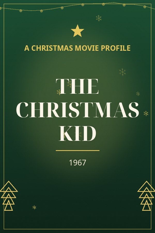 The Christmas Kid — designed title card art
