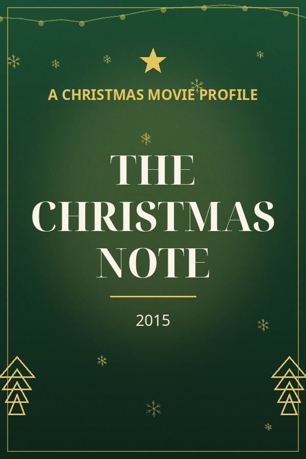 The Christmas Note — designed title card art