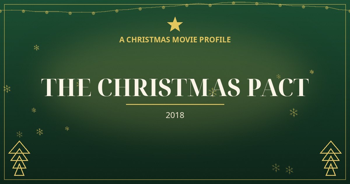 The Christmas Pact — original designed title card art