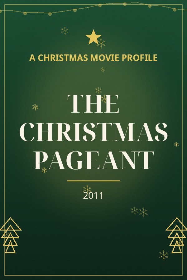 The Christmas Pageant — designed title card art
