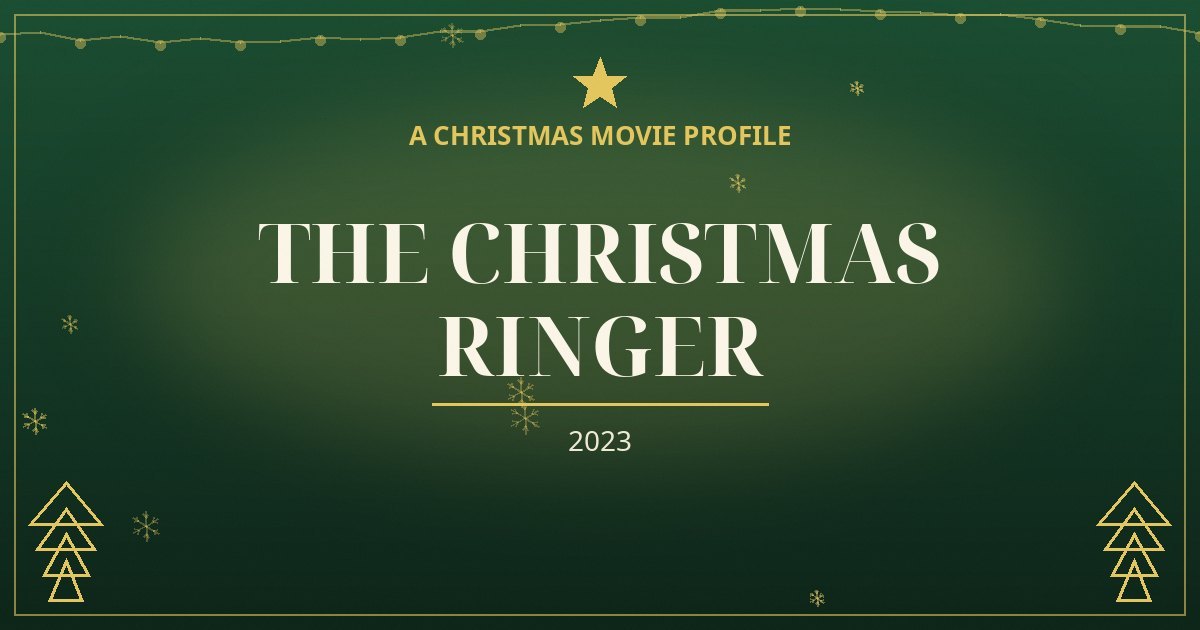 The Christmas Ringer — original designed title card art