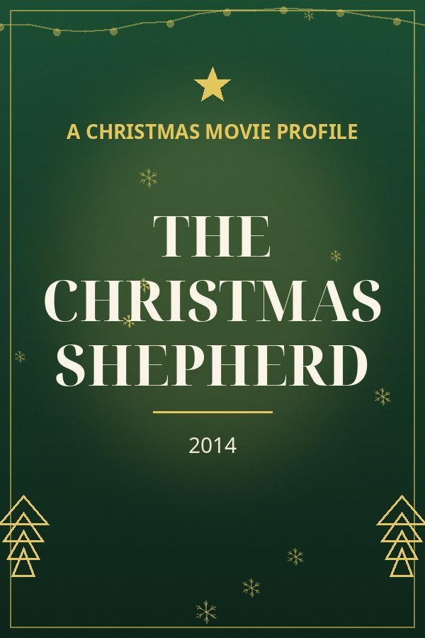 The Christmas Shepherd — designed title card art