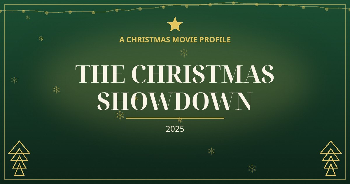 The Christmas Showdown — original designed title card art