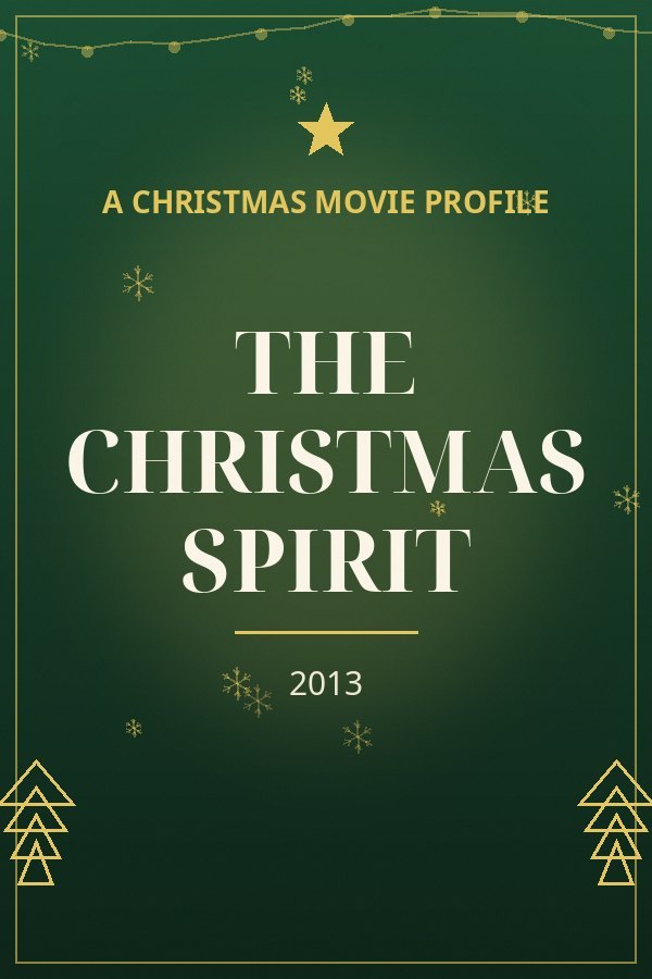 The Christmas Spirit — designed title card art