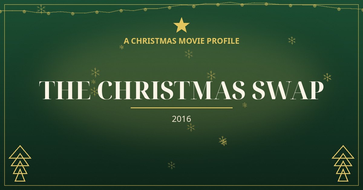 The Christmas Swap — original designed title card art