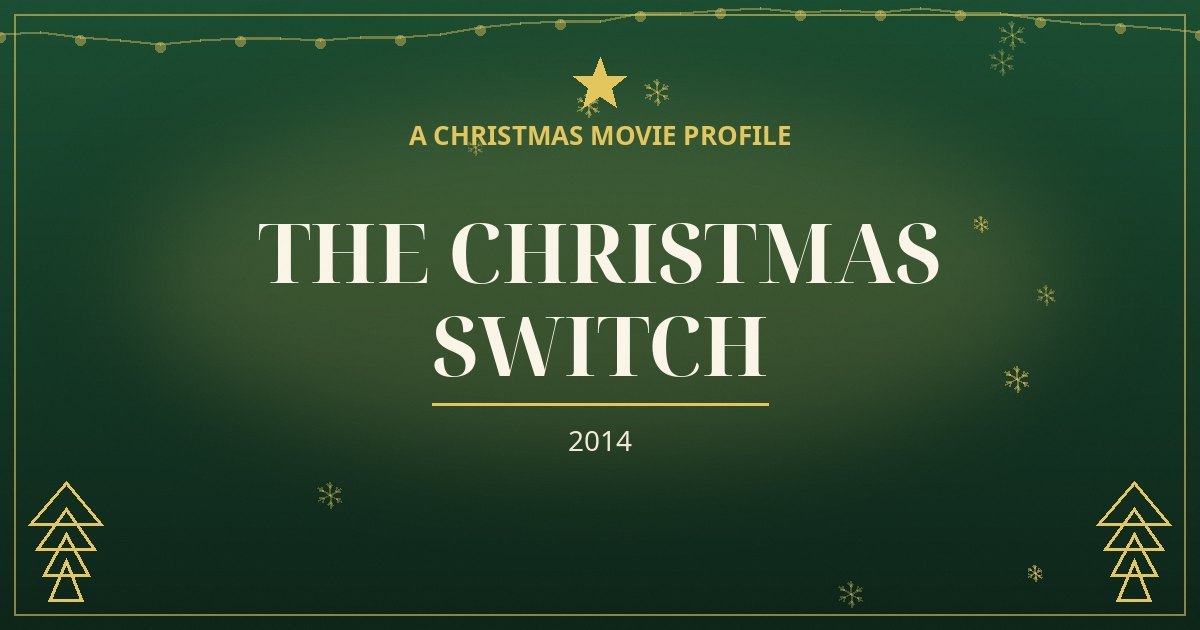 The Christmas Switch — original designed title card art