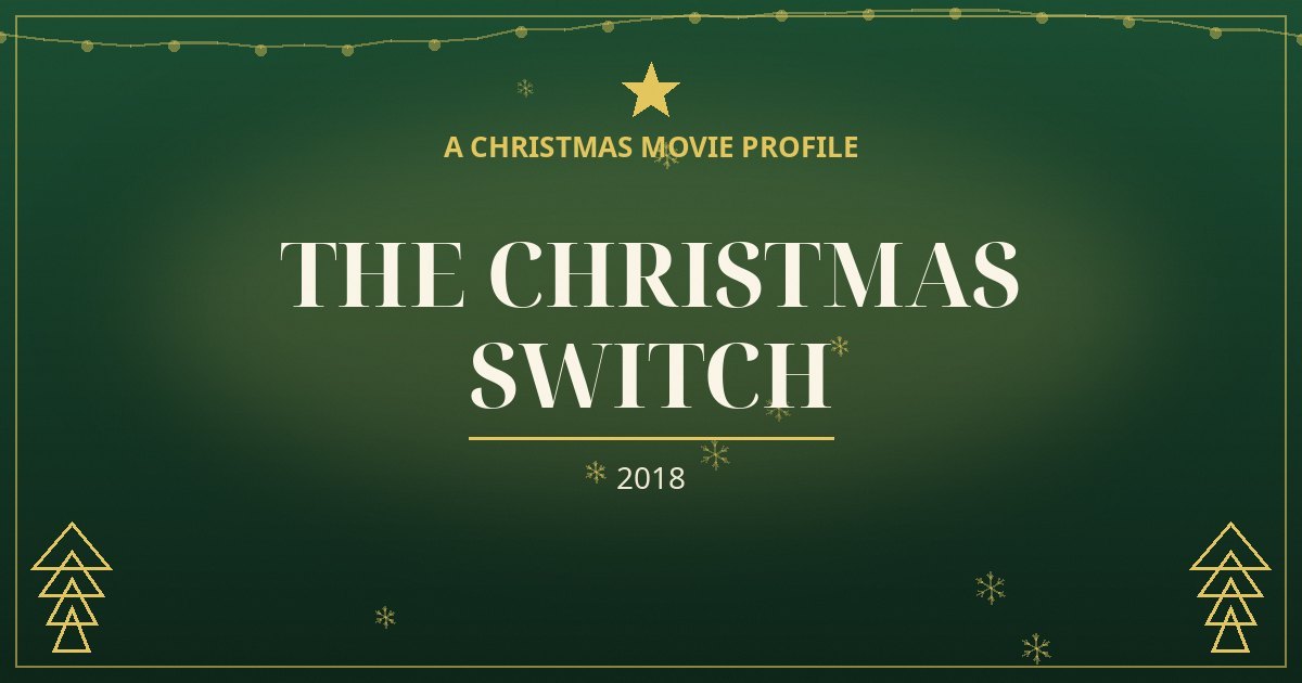 The Christmas Switch — original designed title card art