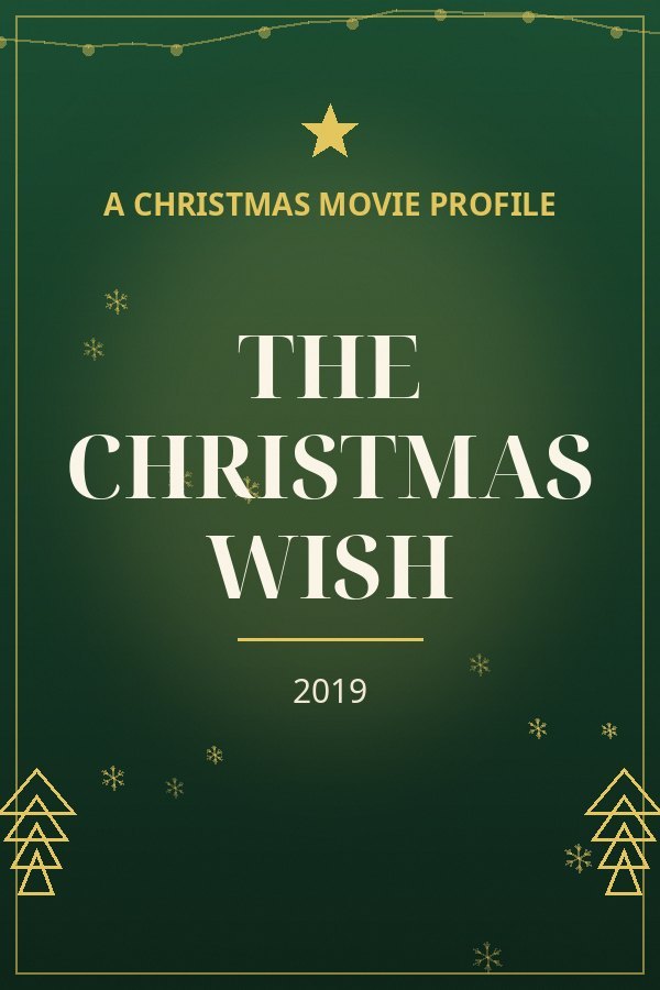 The Christmas Wish — designed title card art