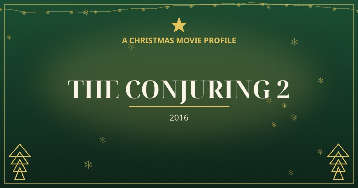 The Conjuring 2 — original designed title card art