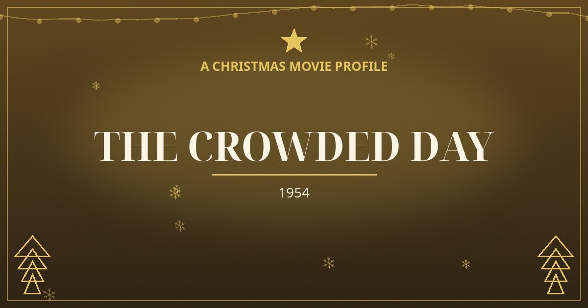 The Crowded Day — original designed title card art