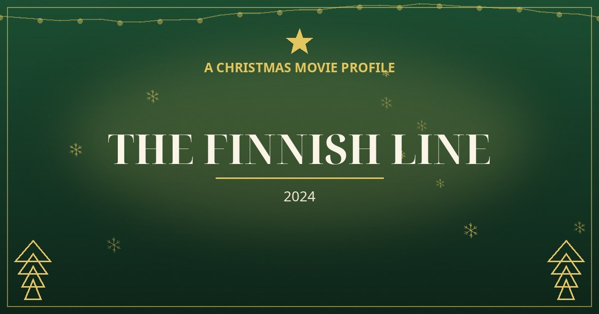 The Finnish Line — original designed title card art