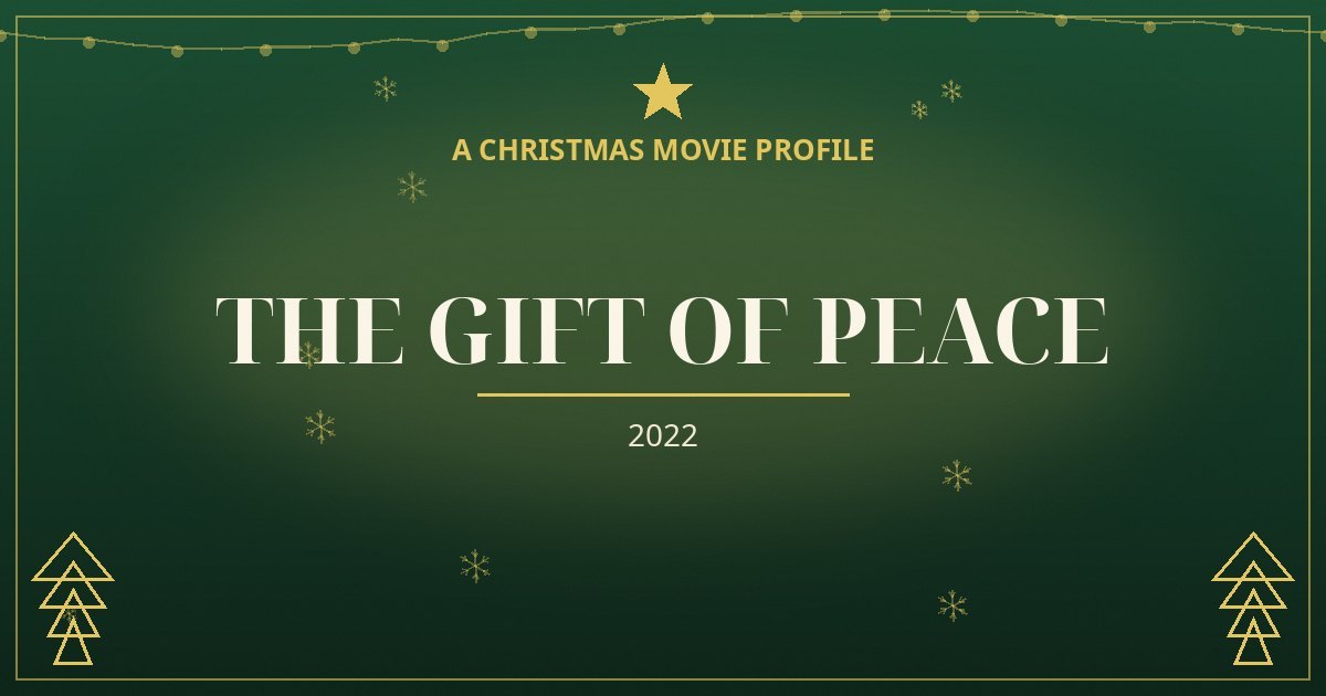 The Gift of Peace — original designed title card art