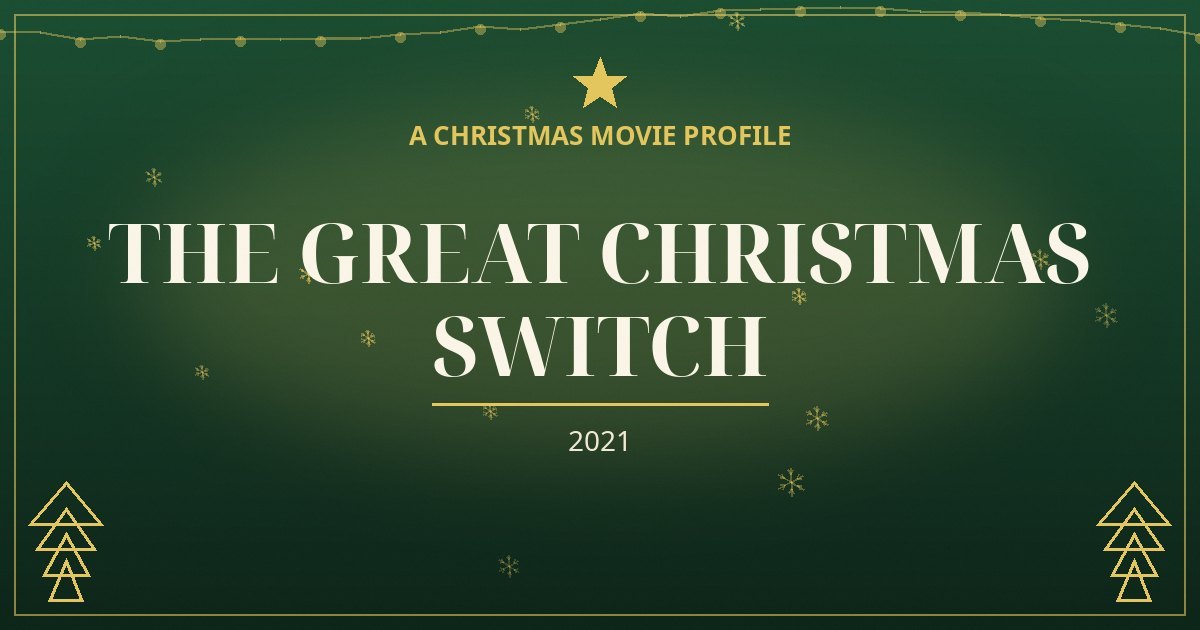The Great Christmas Switch — original designed title card art