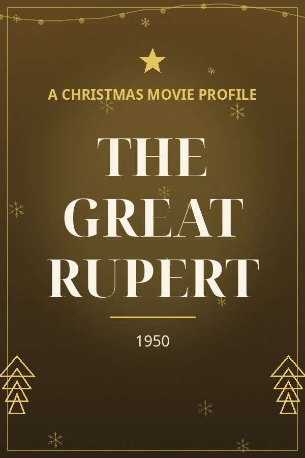 The Great Rupert — designed title card art