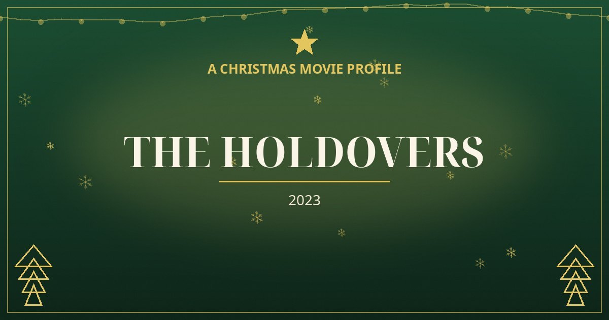 The Holdovers — original designed title card art