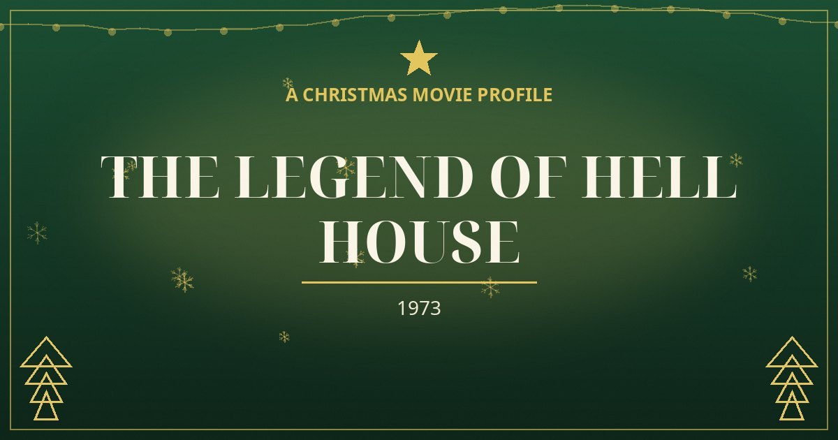 The Legend of Hell House — original designed title card art