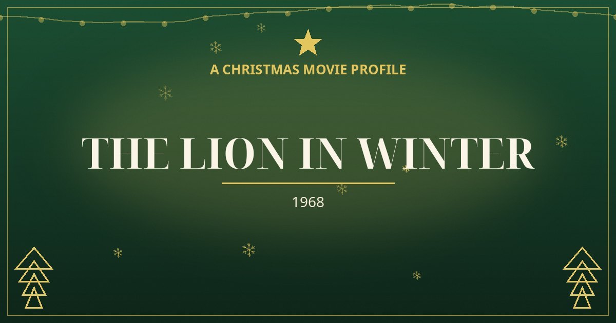 The Lion in Winter — original designed title card art