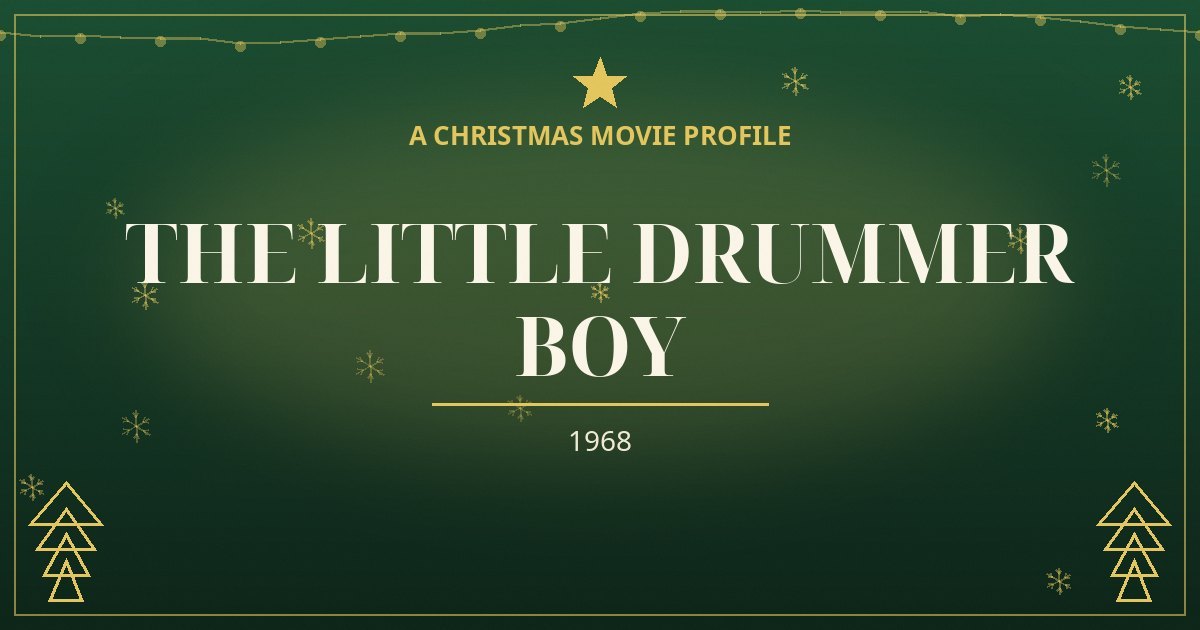 The Little Drummer Boy — original designed title card art
