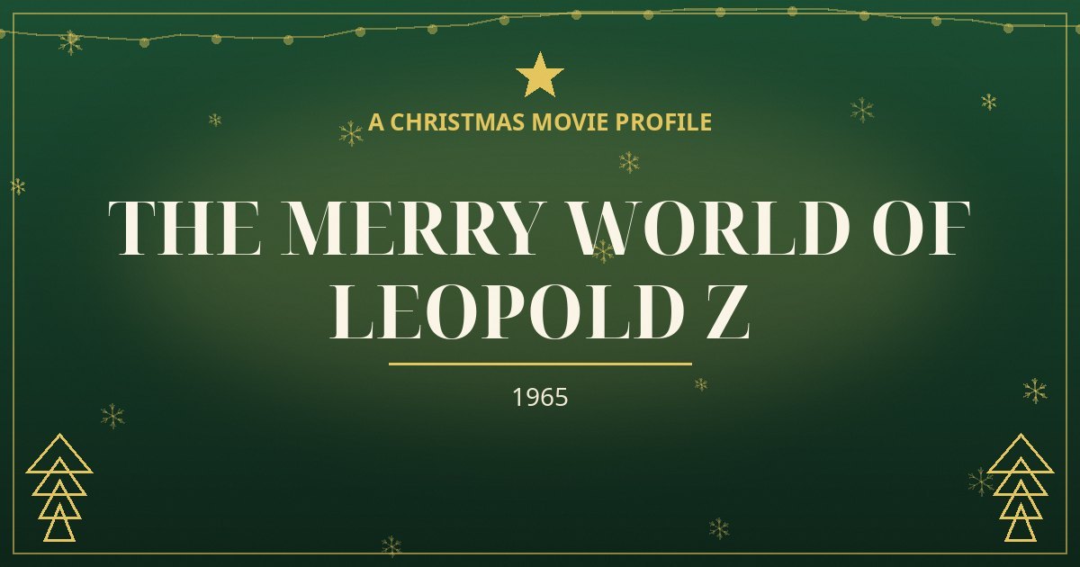 The Merry World of Leopold Z — original designed title card art