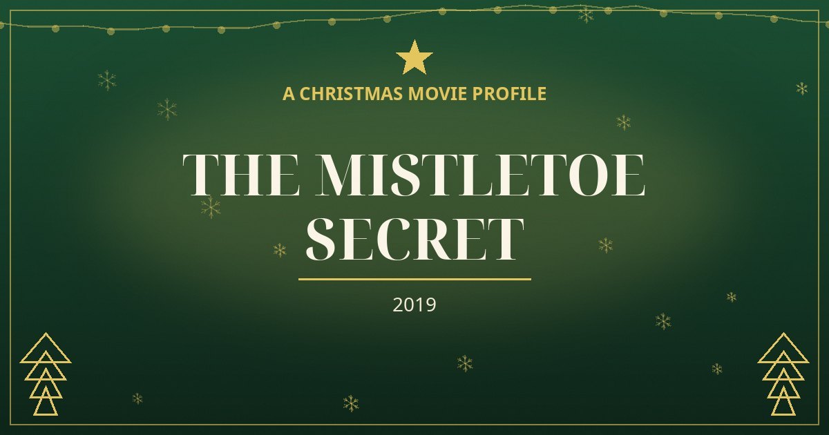 The Mistletoe Secret — original designed title card art