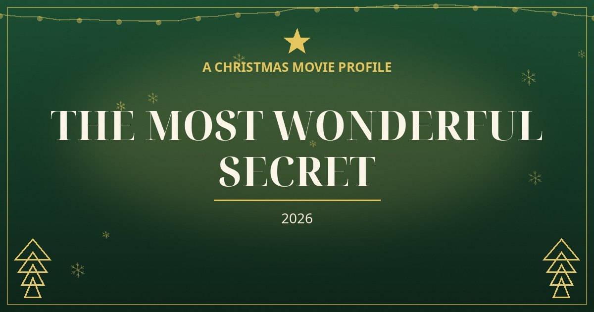 The Most Wonderful Secret — original designed title card art