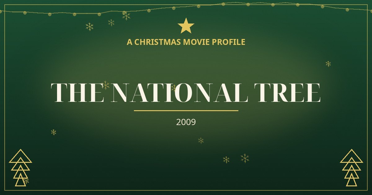 The National Tree — original designed title card art