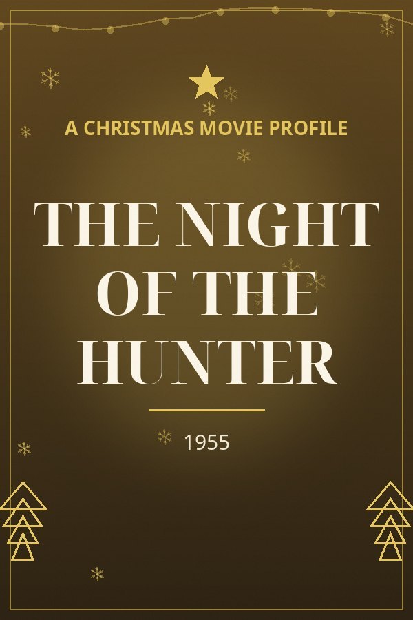 The Night of the Hunter — designed title card art