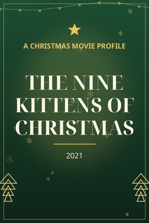 The Nine Kittens of Christmas — designed title card art