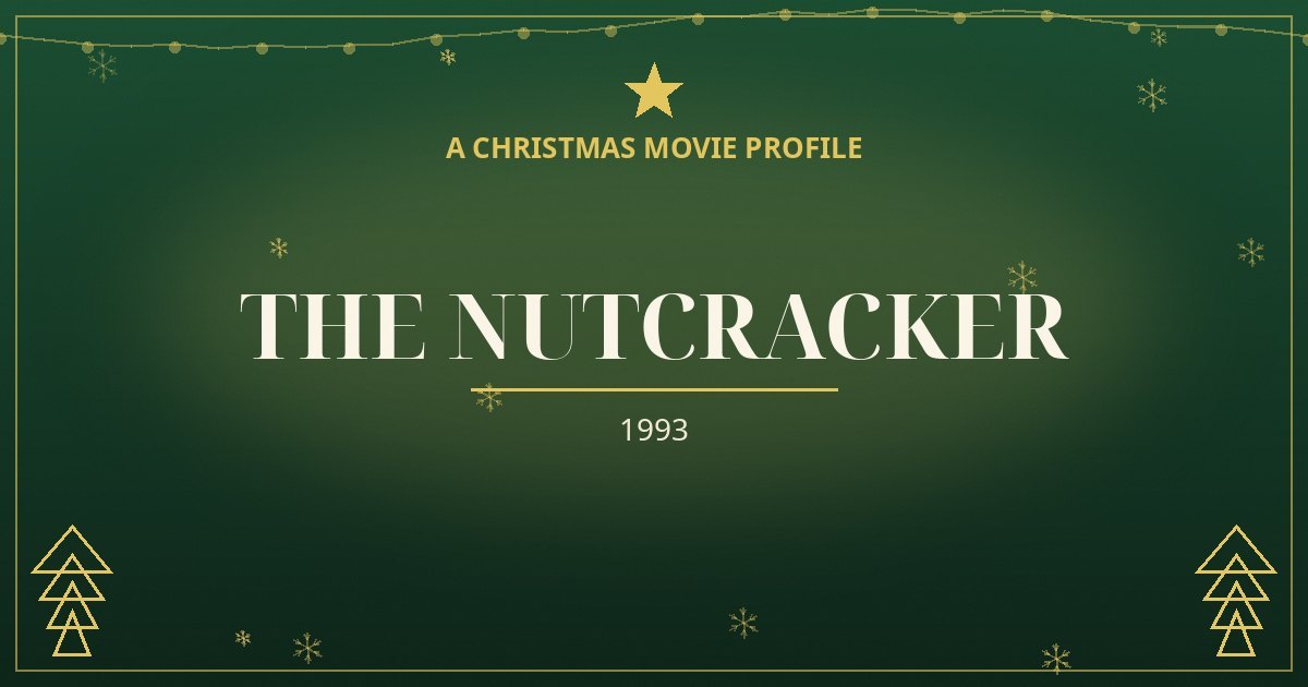 The Nutcracker — original designed title card art