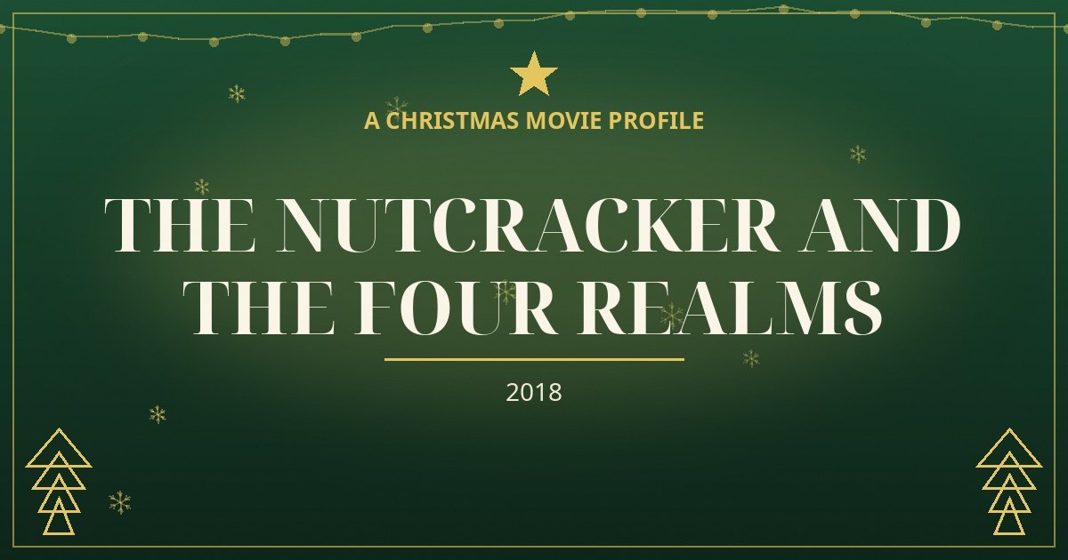 The Nutcracker and the Four Realms — original designed title card art