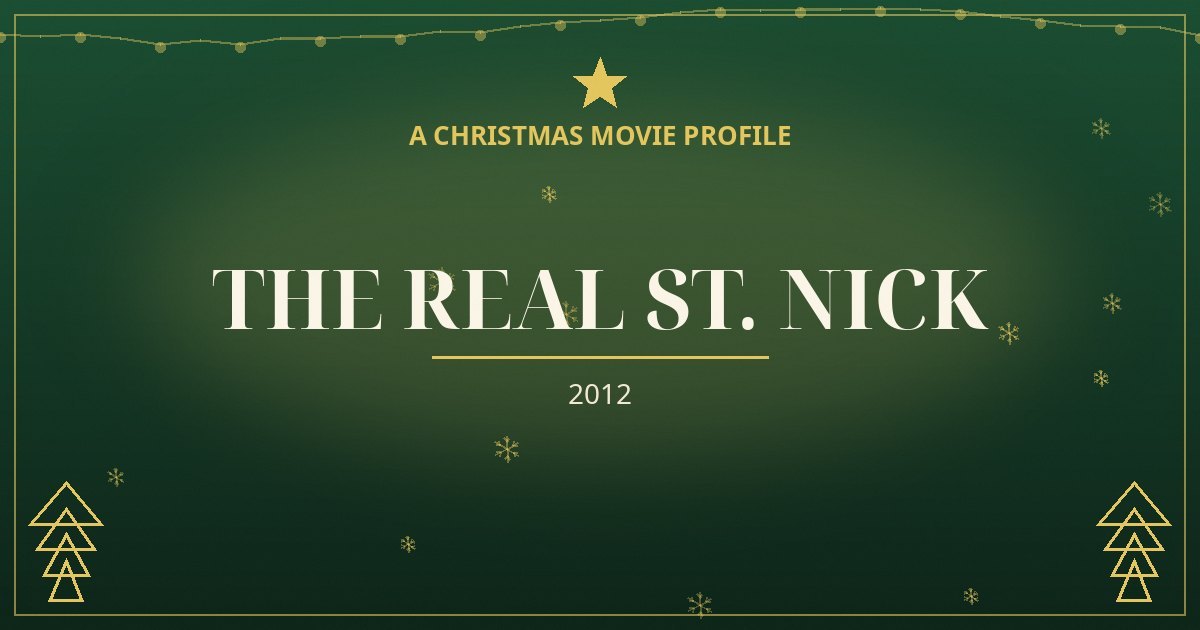 The Real St. Nick — original designed title card art